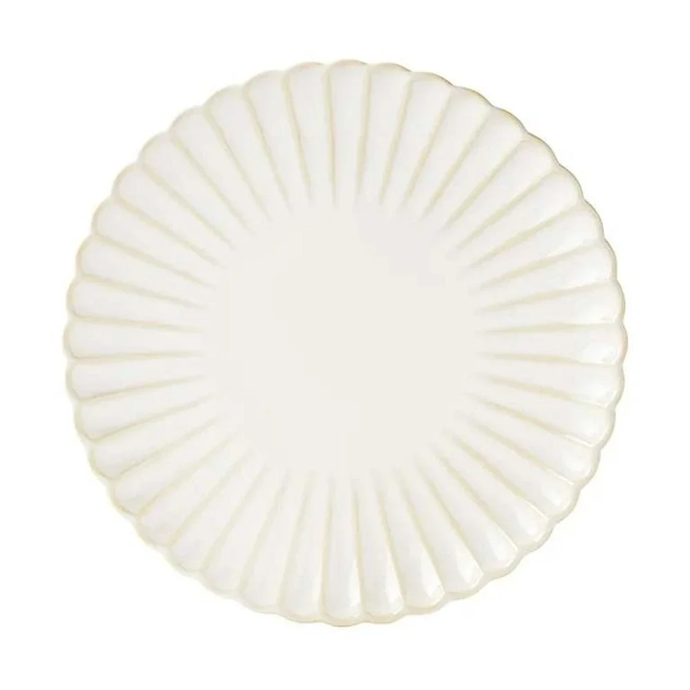 The Pioneer Woman 12-Piece Stoneware Dinnerware Set Cream